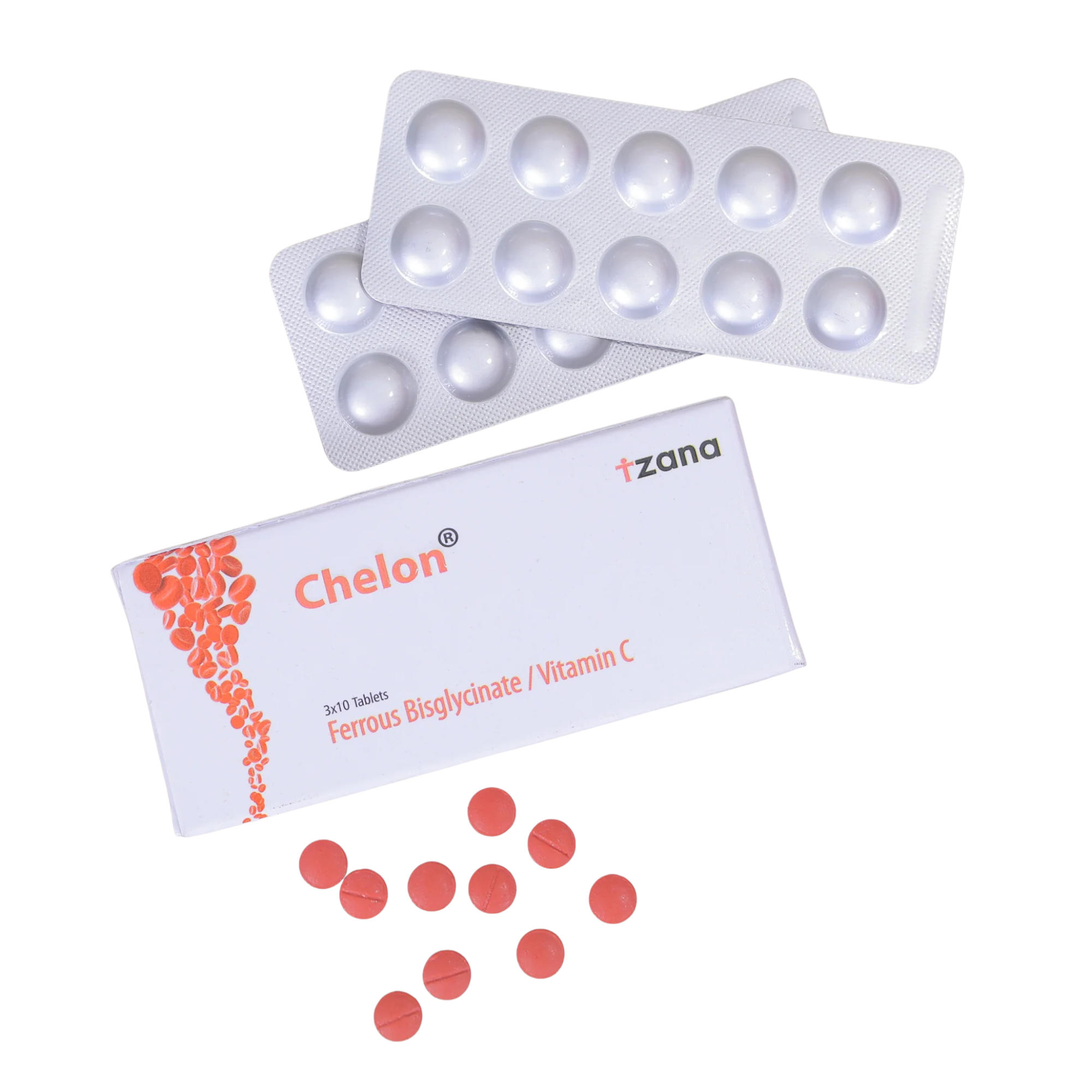 Chelon - Smallest Iron Tablet packaging